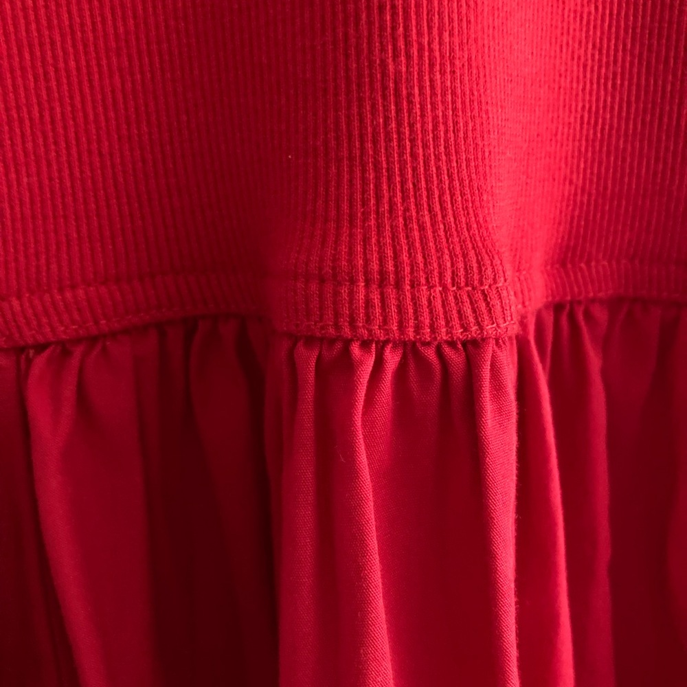 Free People Free-est Collection Red Classic Charm Polo Inspired Mini Dress NWT M - Picture 11 of 15